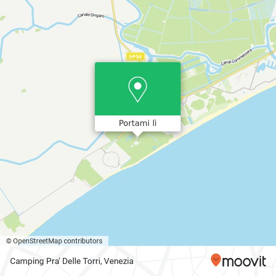 Mappa Camping Pra' Delle Torri