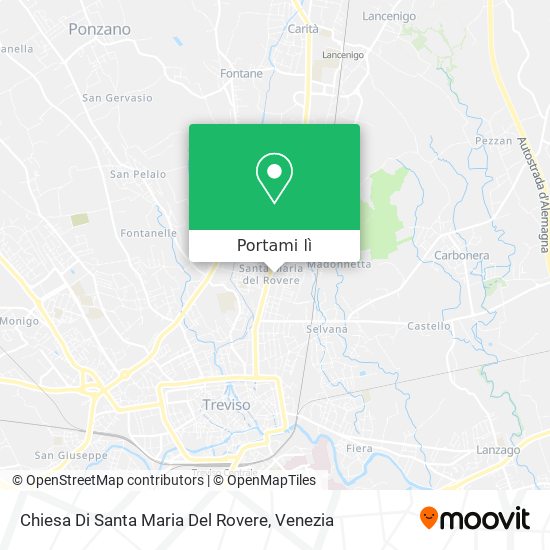 Mappa Chiesa Di Santa Maria Del Rovere