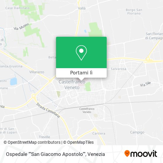 Mappa Ospedale ""San Giacomo Apostolo""