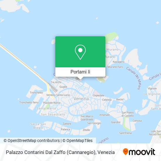 Mappa Palazzo Contarini Dal Zaffo (Cannaregio)