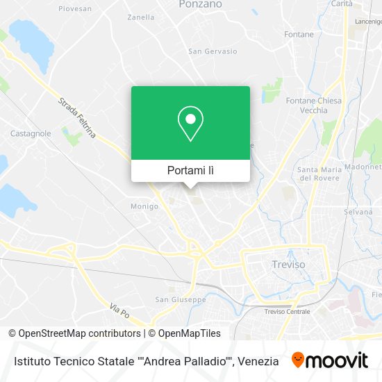 Mappa Istituto Tecnico Statale ""Andrea Palladio""