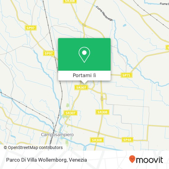 Mappa Parco Di Villa Wollemborg