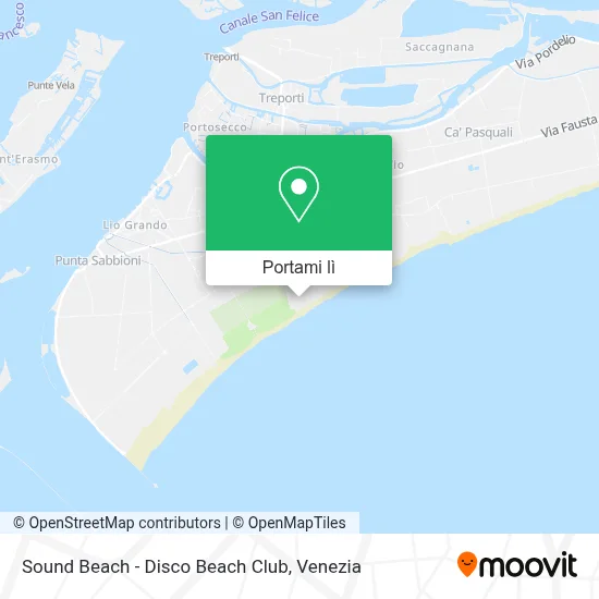 Mappa Sound Beach - Disco Beach Club