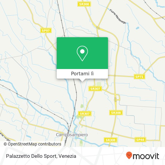 Mappa Palazzetto Dello Sport