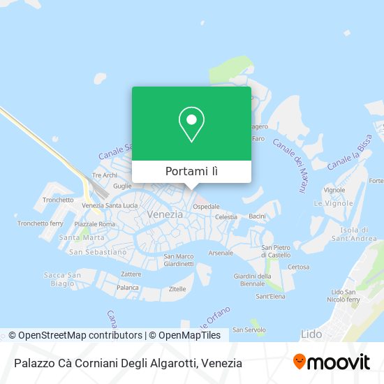 Mappa Palazzo Cà Corniani Degli Algarotti