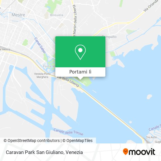 Mappa Caravan Park San Giuliano