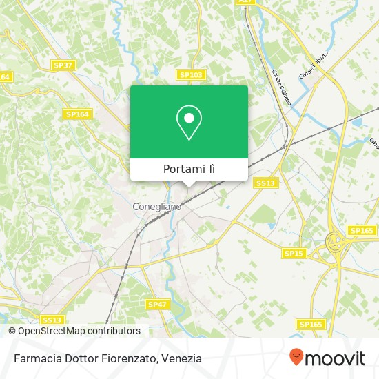 Mappa Farmacia Dottor Fiorenzato