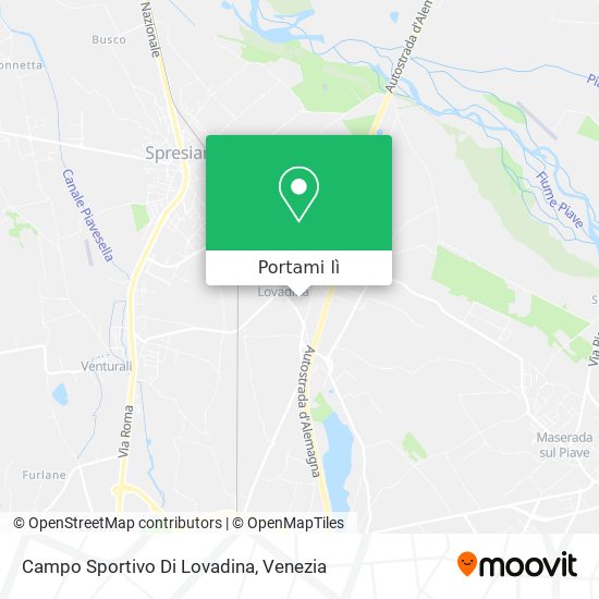 Mappa Campo Sportivo Di Lovadina