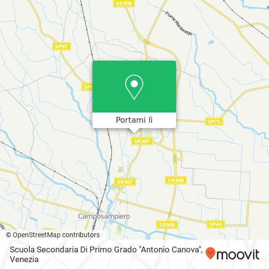 Mappa Scuola Secondaria Di Primo Grado "Antonio Canova"