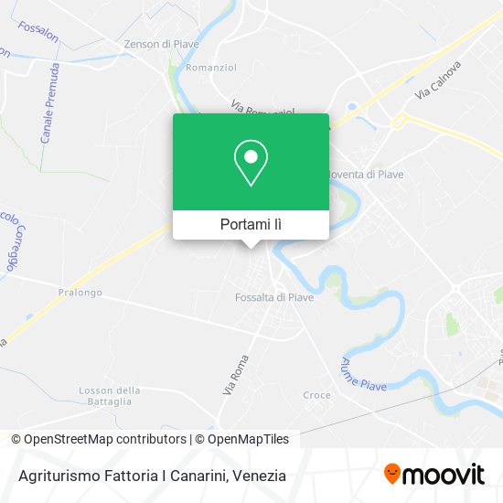 Mappa Agriturismo Fattoria I Canarini
