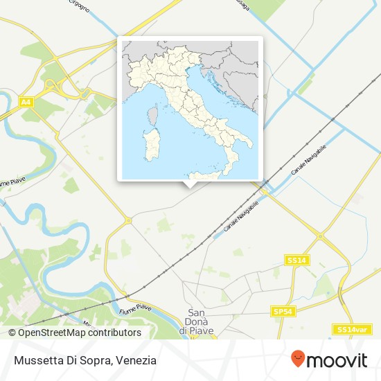 Mappa Mussetta Di Sopra