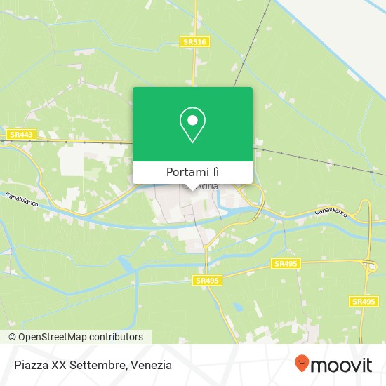 Mappa Piazza XX Settembre