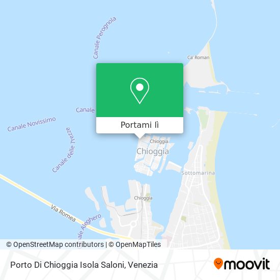 Mappa Porto Di Chioggia Isola Saloni