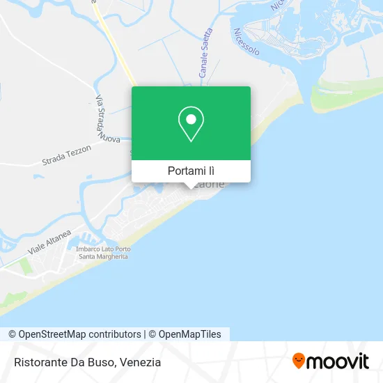 Mappa Ristorante Da Buso