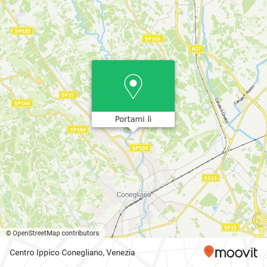 Mappa Centro Ippico Conegliano