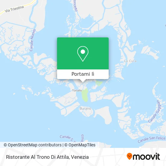 Mappa Ristorante Al Trono Di Attila