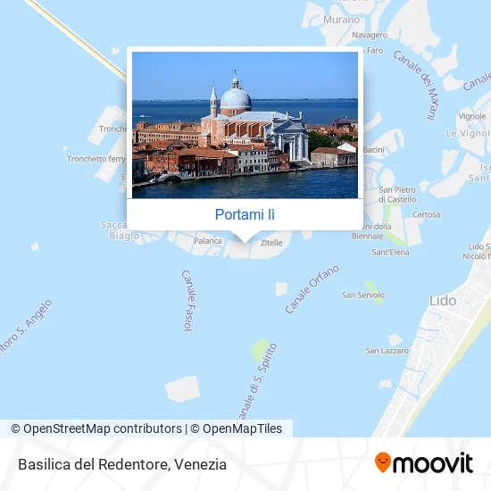 Mappa Basilica del Redentore