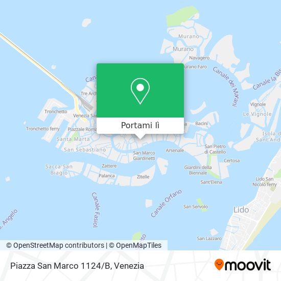 Mappa Piazza San Marco 1124/B