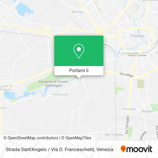 Mappa Strada Sant'Angelo / Via D. Franceschetti