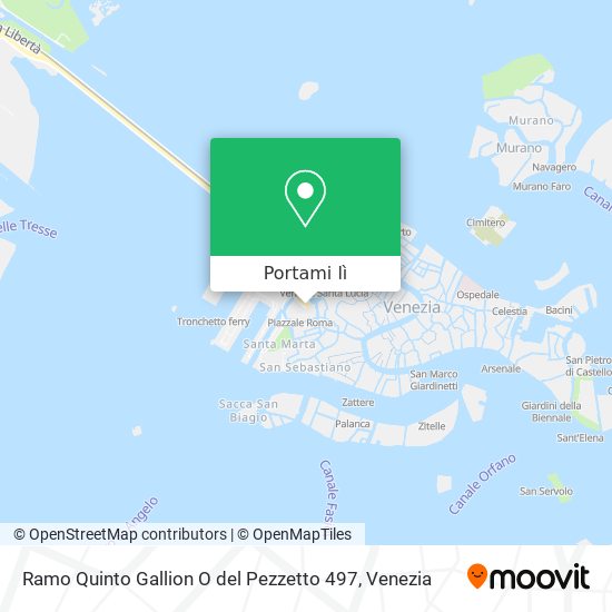 Mappa Ramo Quinto Gallion O del Pezzetto 497