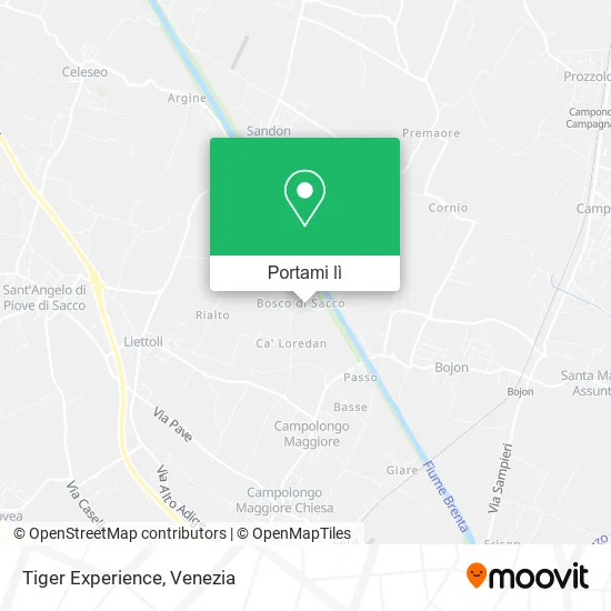 Mappa Tiger Experience