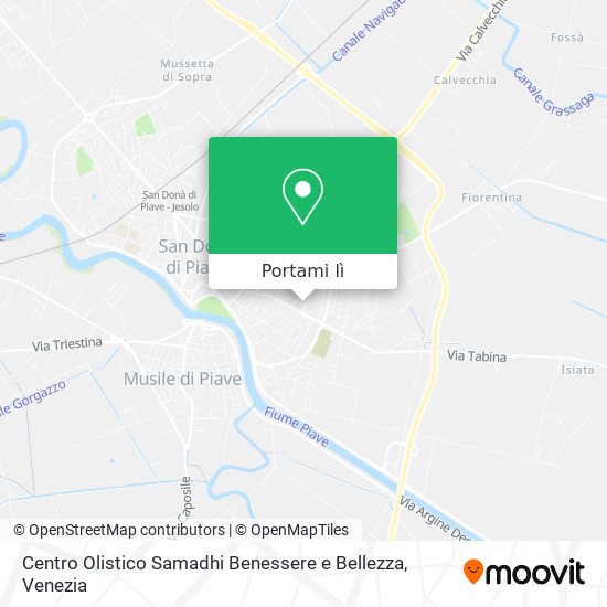 Mappa Centro Olistico Samadhi Benessere e Bellezza
