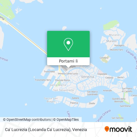 Mappa Ca' Lucrezia (Locanda Ca' Lucrezia)