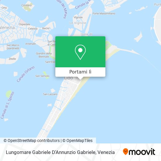 Mappa Lungomare Gabriele D'Annunzio Gabriele