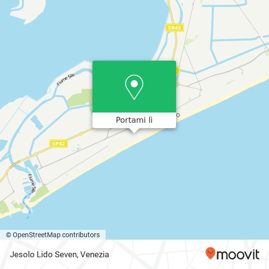 Mappa Jesolo Lido Seven