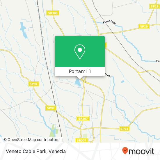 Mappa Veneto Cable Park