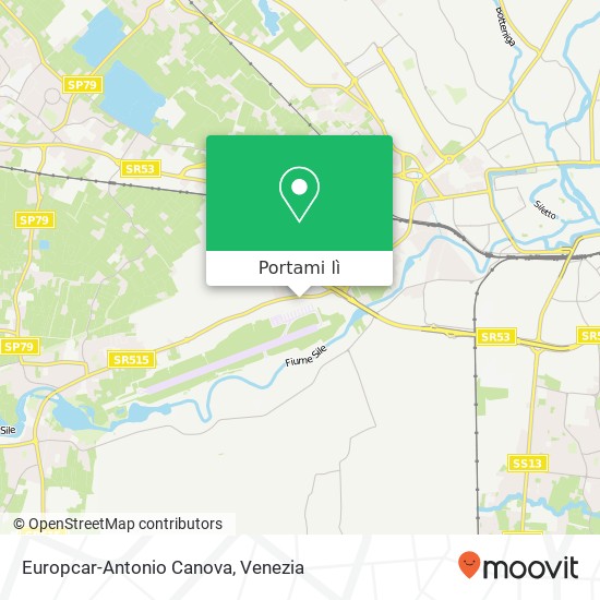 Mappa Europcar-Antonio Canova