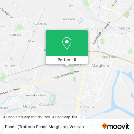 Mappa Panda (Trattoria Panda Marghera)