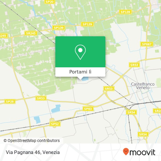 Mappa Via Pagnana 46