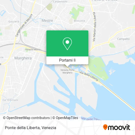Mappa Ponte della Liberta