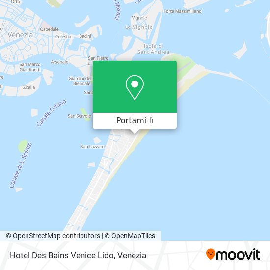 Mappa Hotel Des Bains Venice Lido