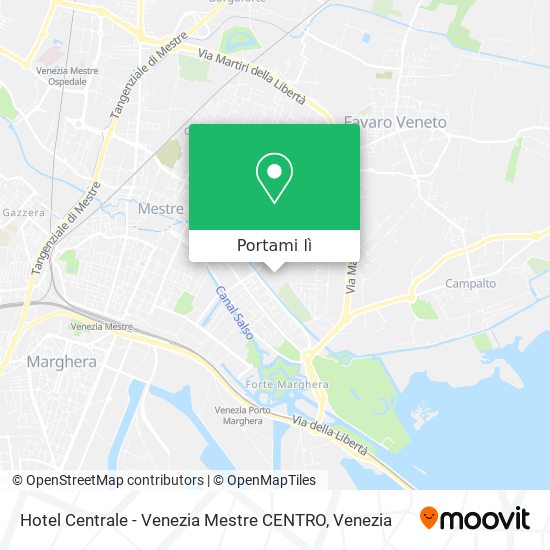 Mappa Hotel Centrale - Venezia Mestre CENTRO