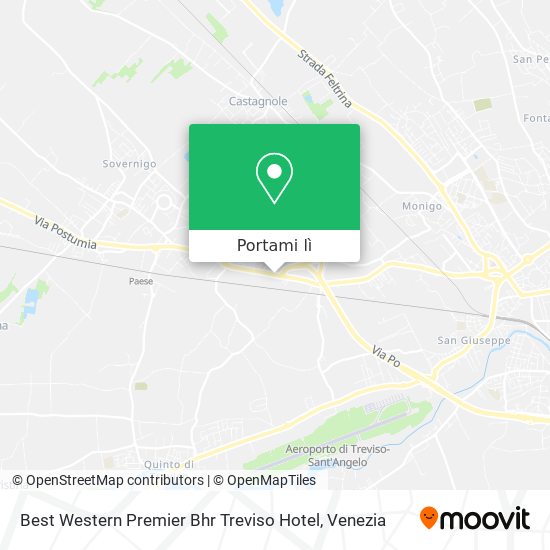 Mappa Best Western Premier Bhr Treviso Hotel