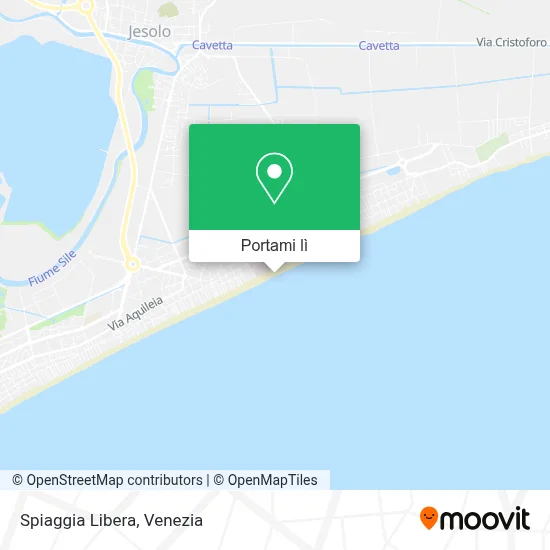 Mappa Spiaggia Libera