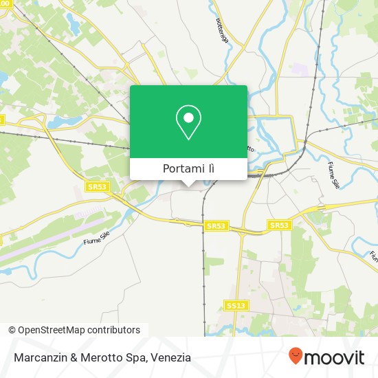 Mappa Marcanzin & Merotto Spa