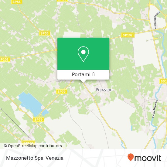 Mappa Mazzonetto Spa