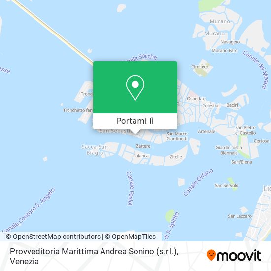 Mappa Provveditoria Marittima Andrea Sonino (s.r.l.)