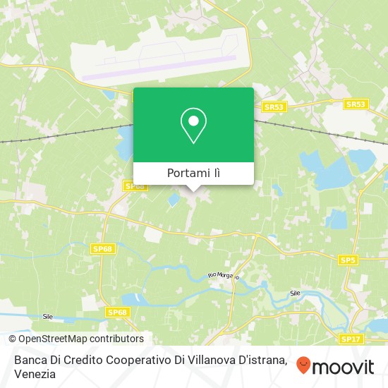 Mappa Banca Di Credito Cooperativo Di Villanova D'istrana