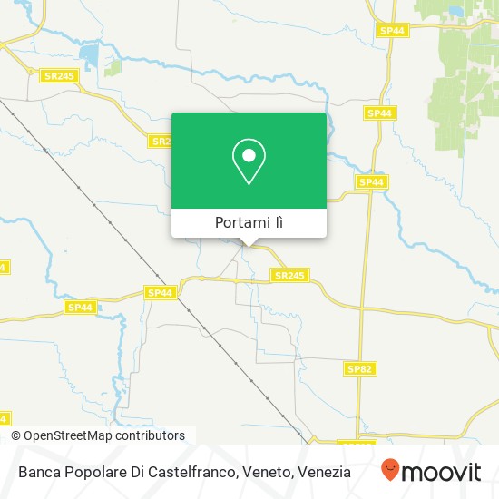 Mappa Banca Popolare Di Castelfranco, Veneto