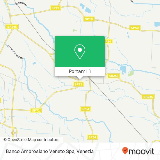 Mappa Banco Ambrosiano Veneto Spa