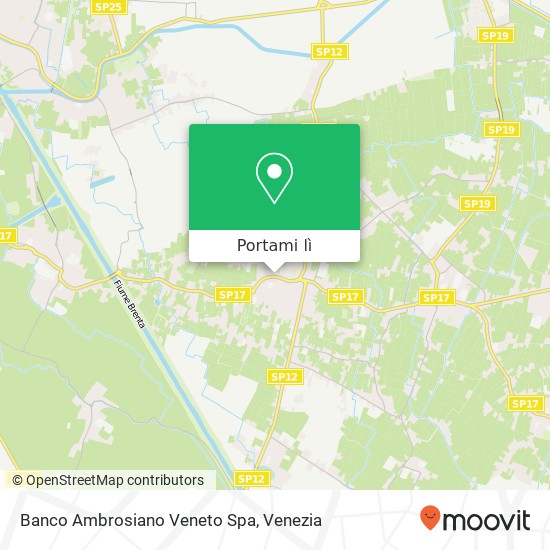 Mappa Banco Ambrosiano Veneto Spa