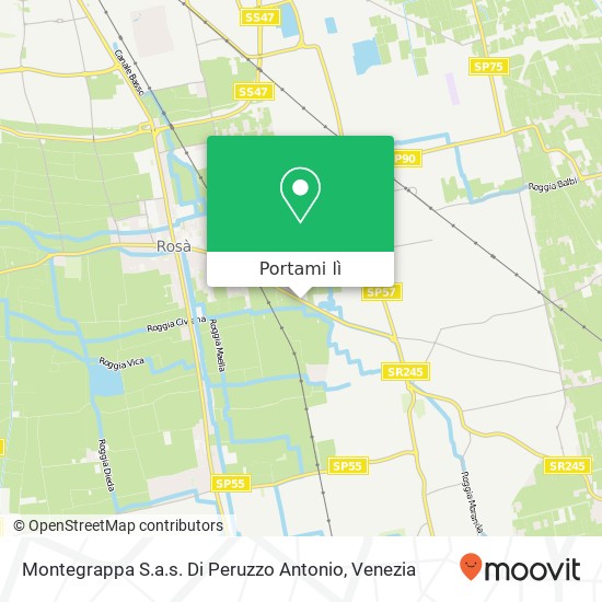 Mappa Montegrappa S.a.s. Di Peruzzo Antonio