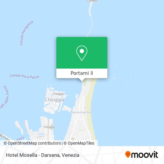 Mappa Hotel Mosella - Darsena
