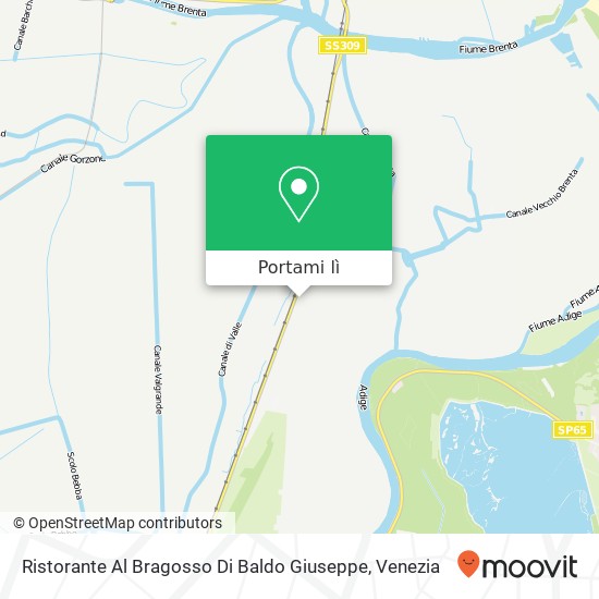 Mappa Ristorante Al Bragosso Di Baldo Giuseppe