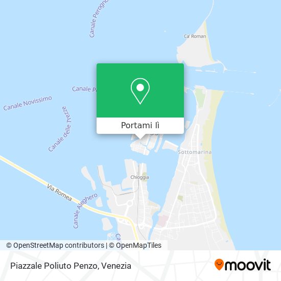 Mappa Piazzale Poliuto Penzo