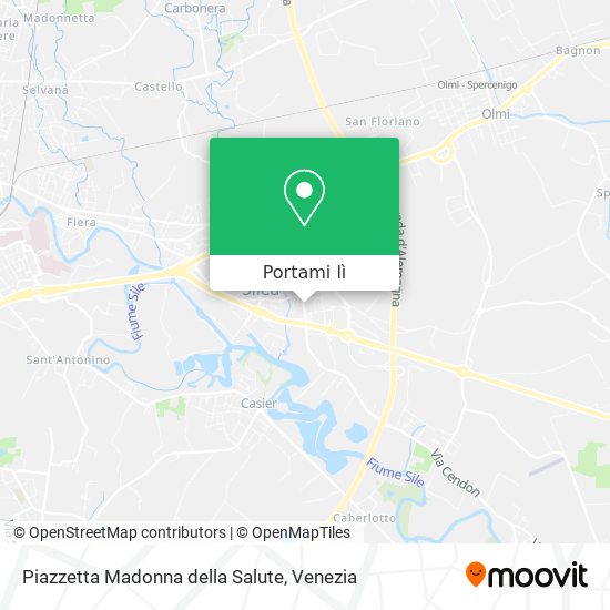 Mappa Piazzetta Madonna della Salute